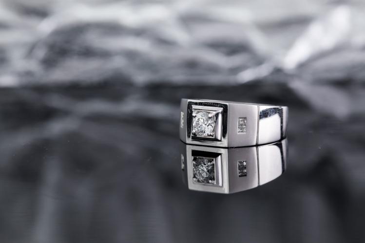 GIA 52分鑽石男戒