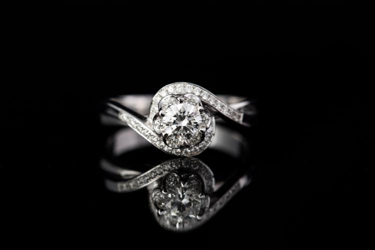 GIA 30分鑽石女戒